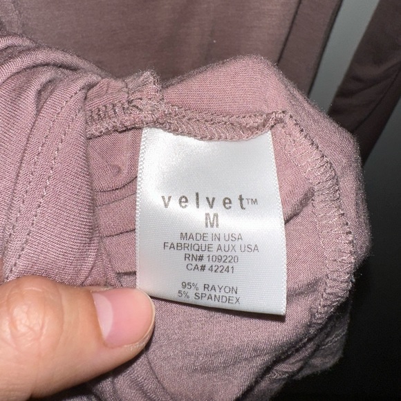 Soft pink long sleeve wrap top - Picture 4 of 4